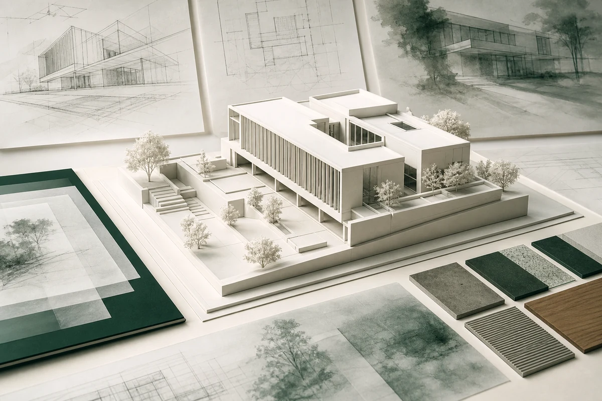 Architectural exposé for a planning permission